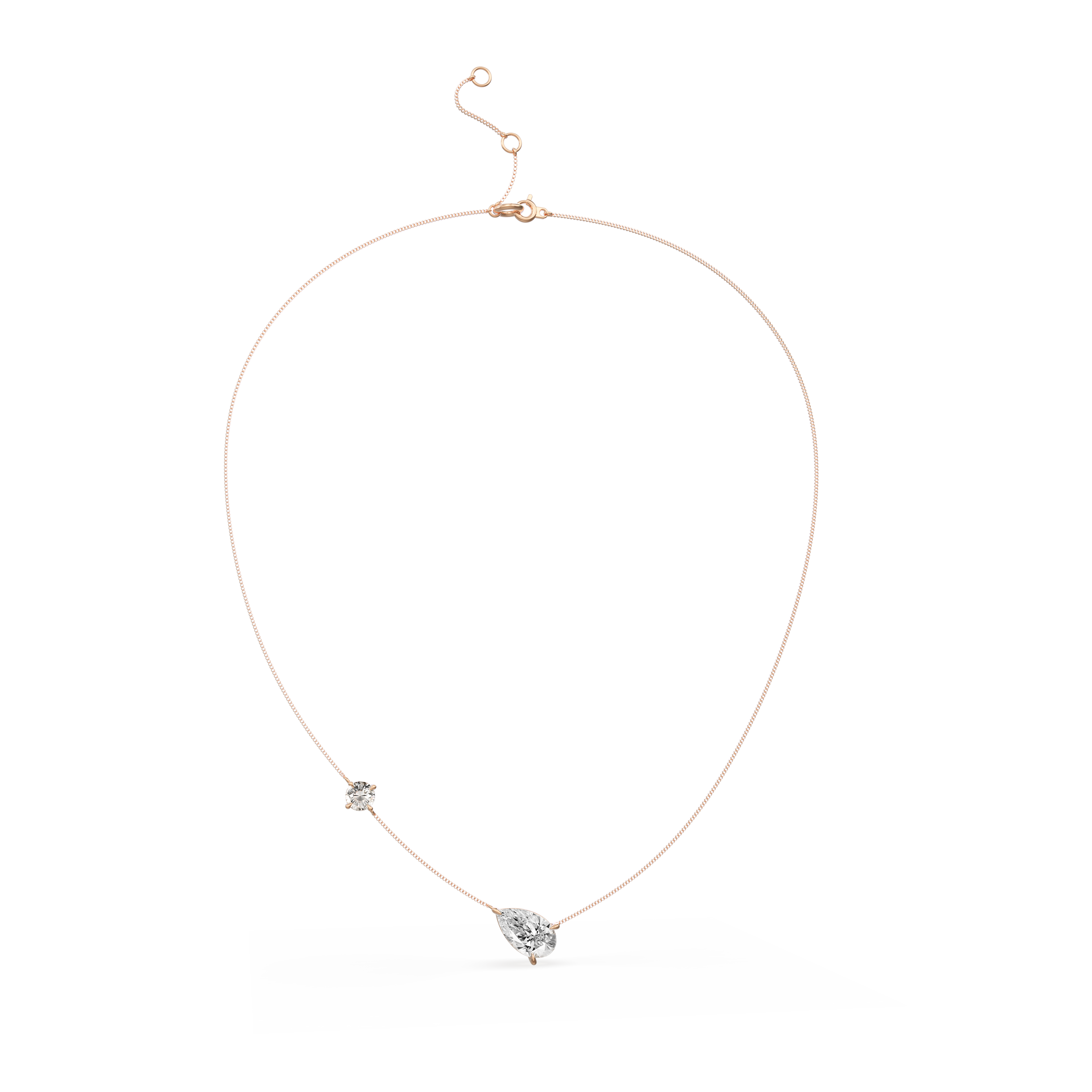 Multi-Stone Floating Choker