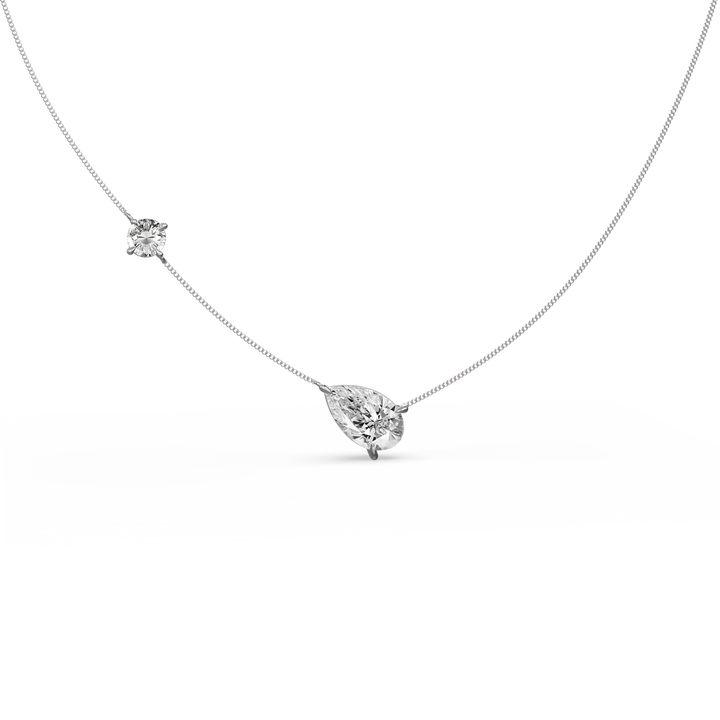 Multi-Stone Floating Choker