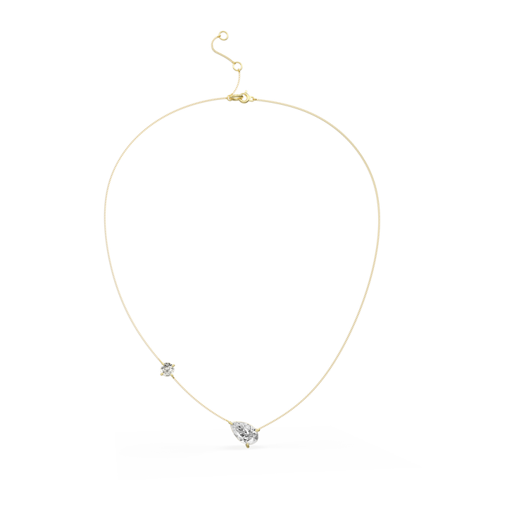 Multi-Stone Floating Choker
