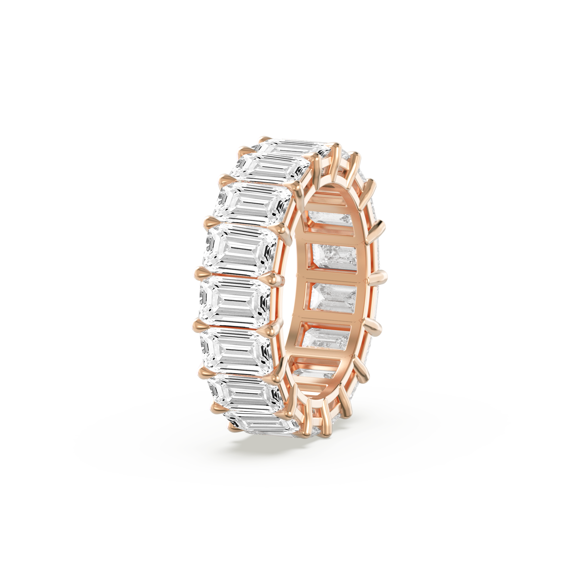 Emerald-Cut Eternity Band