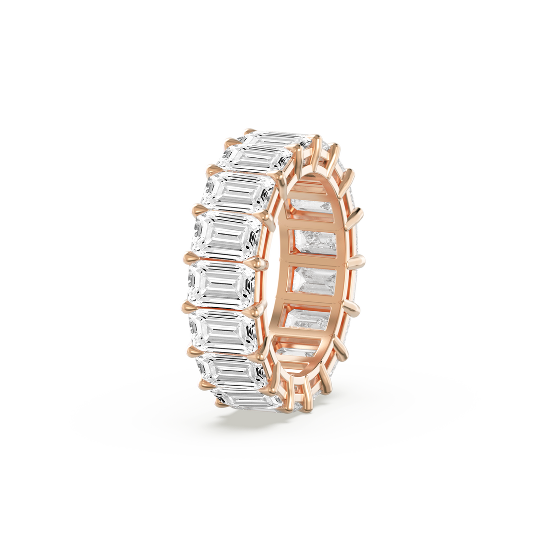 Emerald-Cut Eternity Band