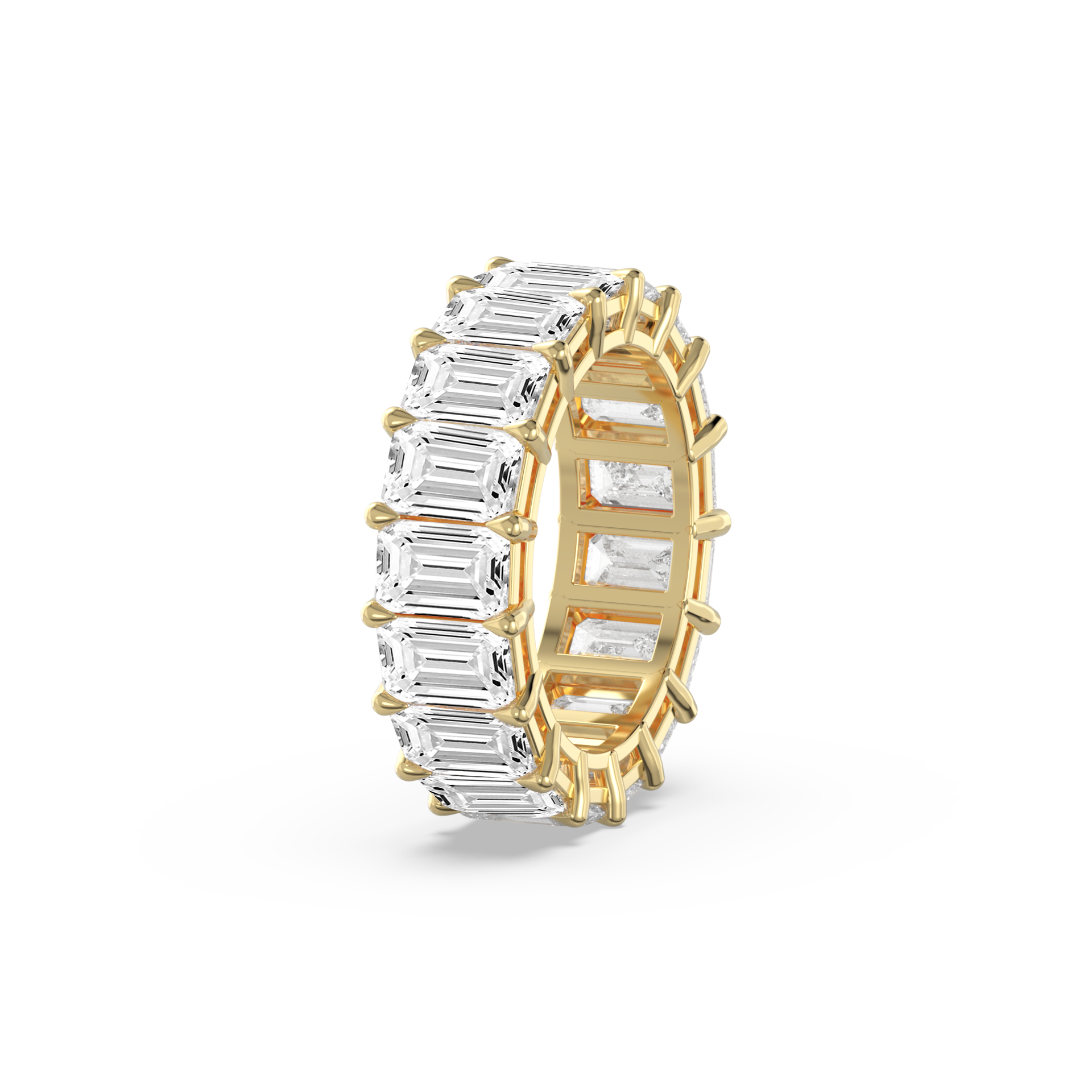 Emerald-Cut Eternity Band