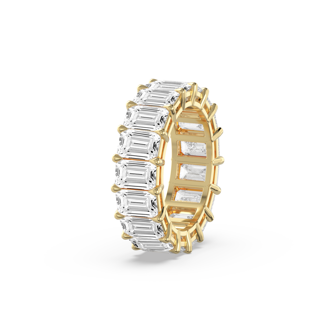 Emerald-Cut Eternity Band