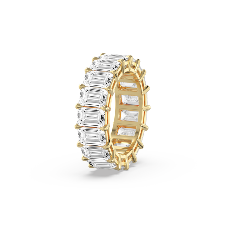 Emerald-Cut Eternity Band