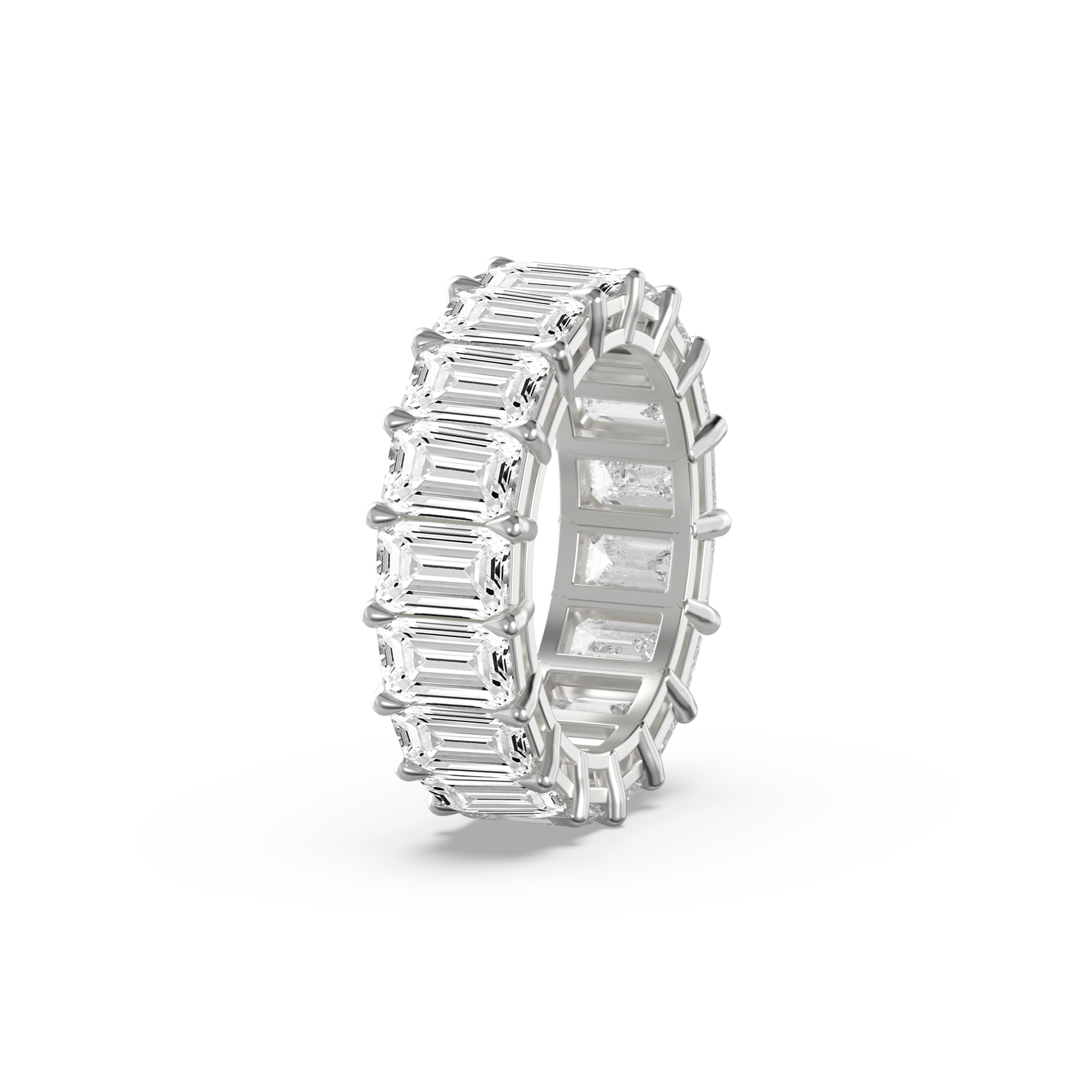 Emerald-Cut Eternity Band
