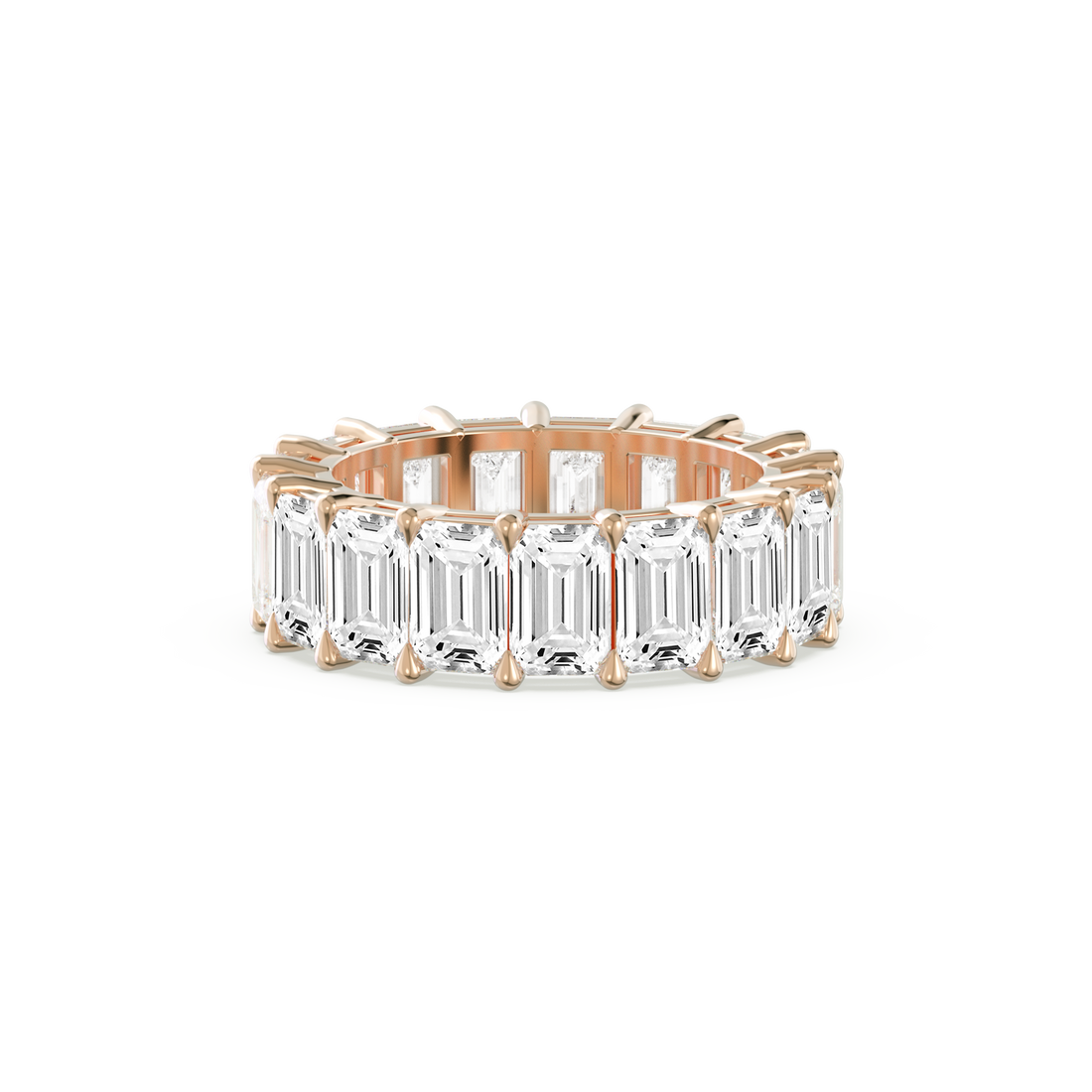 Emerald-Cut Eternity Band