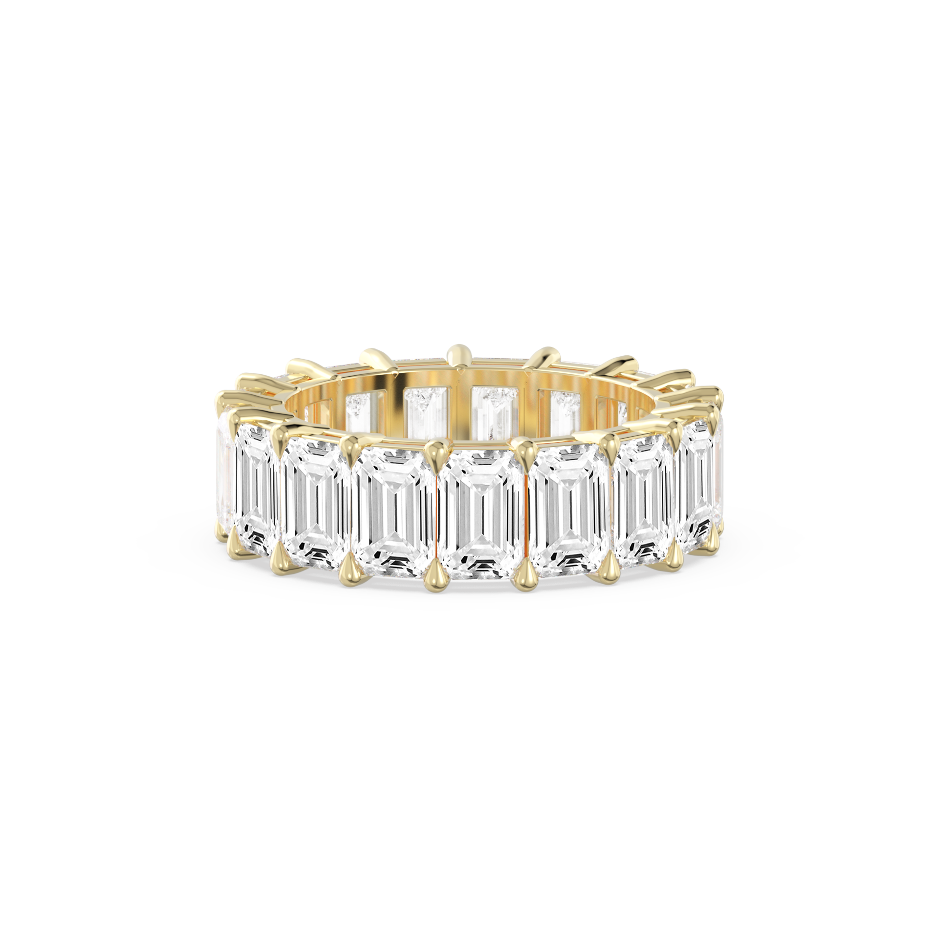Emerald-Cut Eternity Band