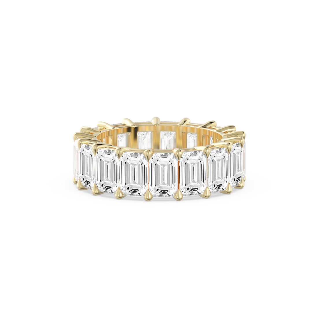 Emerald-Cut Eternity Band
