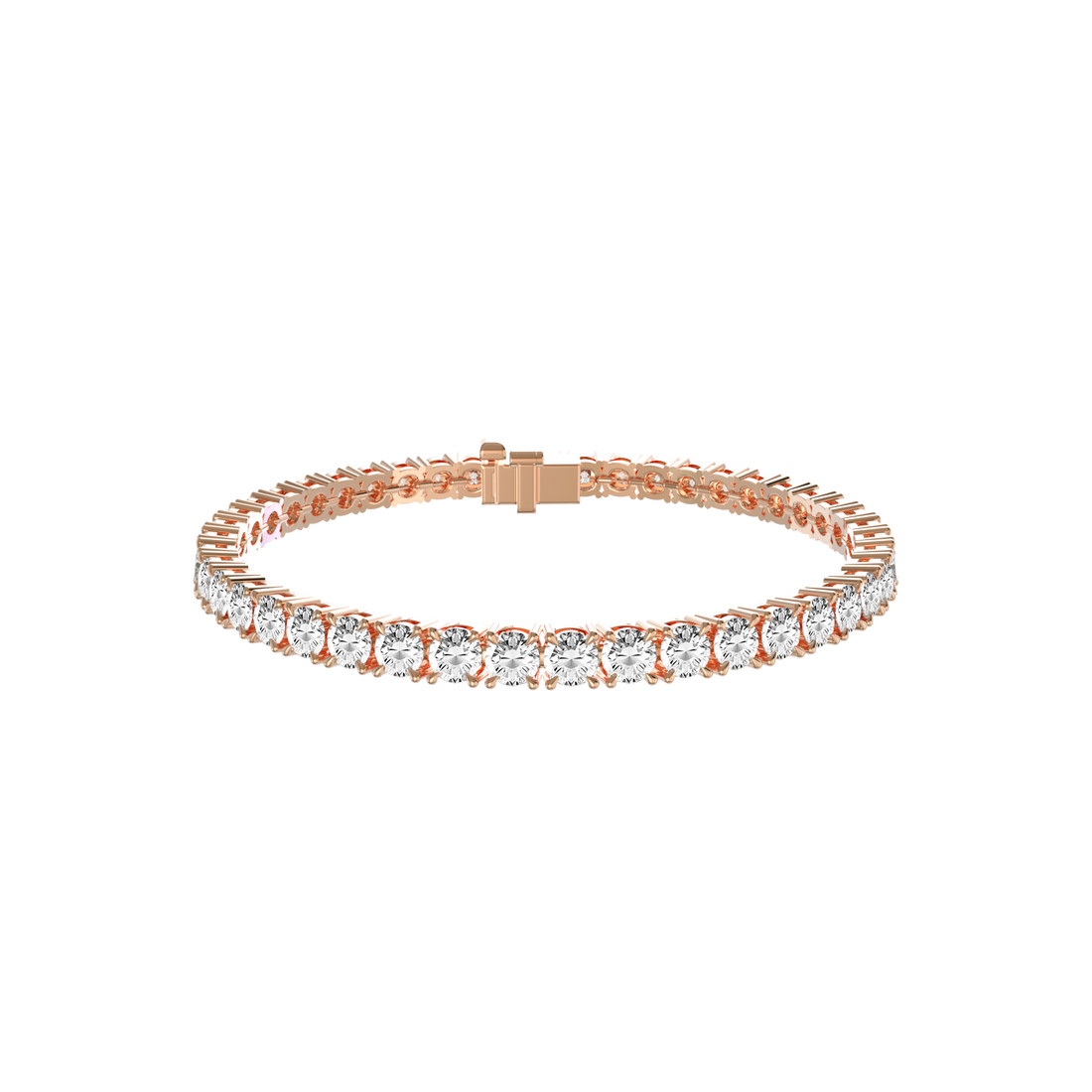 Round Brilliant Diamond Tennis Bracelet