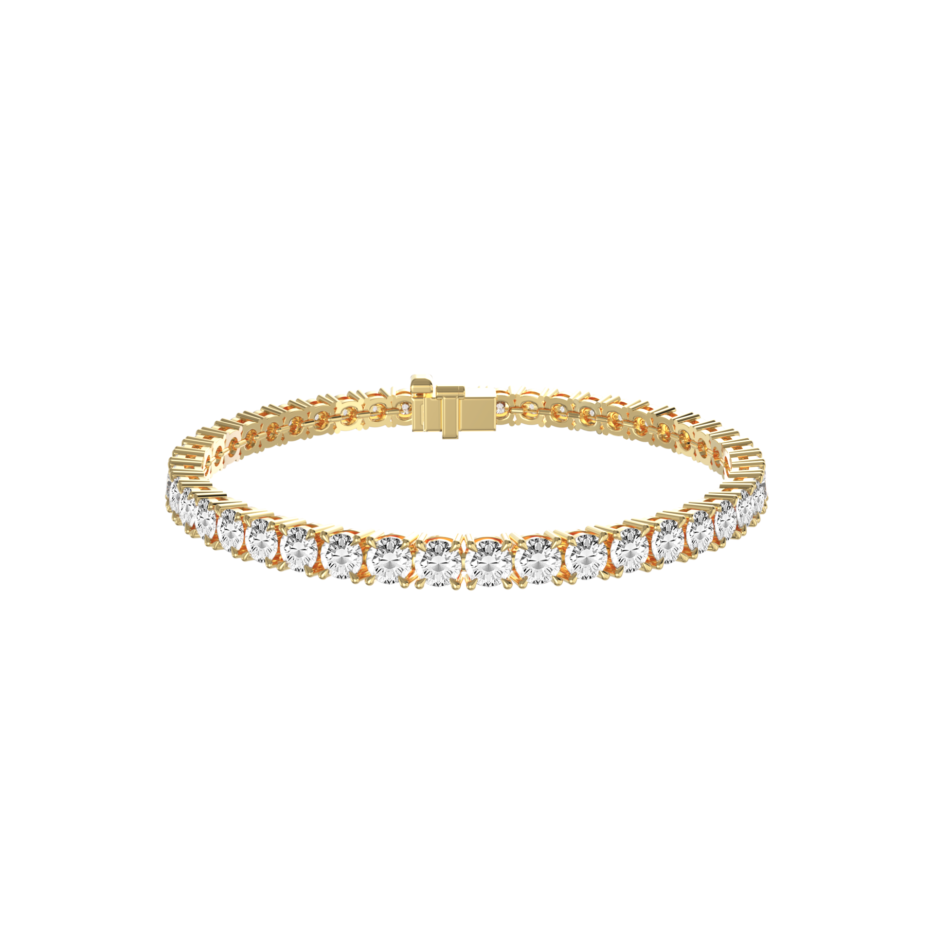 Round Brilliant Diamond Tennis Bracelet