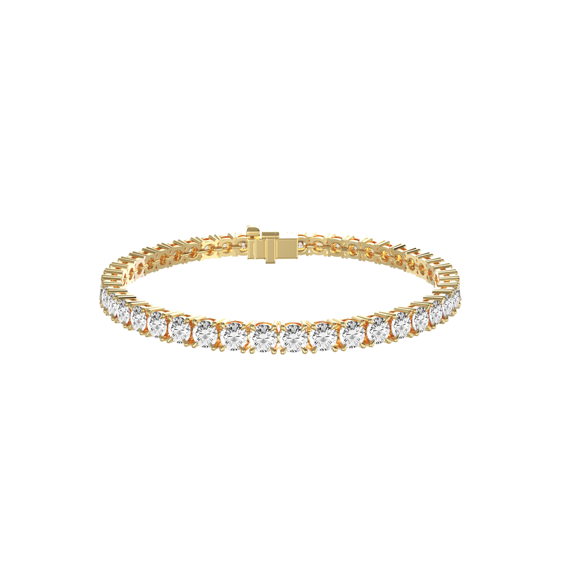 Round Brilliant Diamond Tennis Bracelet