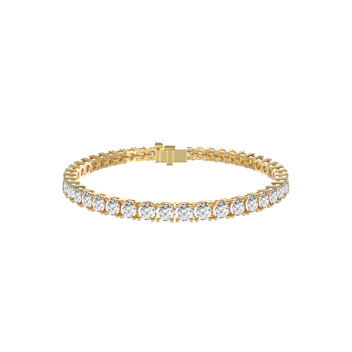 Round Brilliant Diamond Tennis Bracelet
